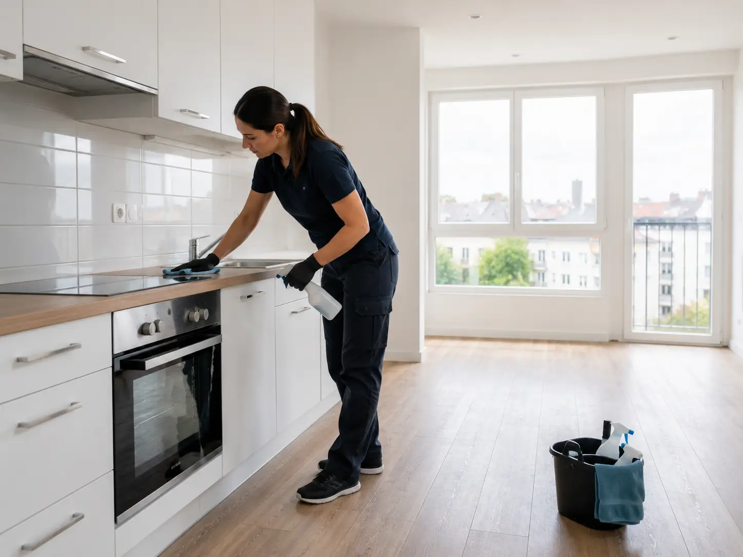 Appartement nettoyé pour une fin de location